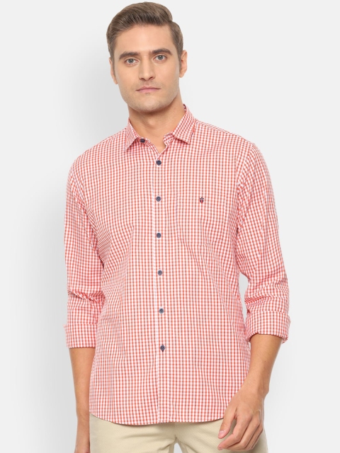 

Louis Philippe Sport Men Red & White Checked Casual Shirt