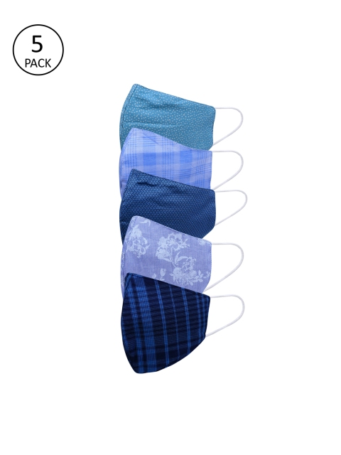 

Be Indi Pack of 5 Unisex Anti-Microbial 2-Layer Outdoor Mask, Multi