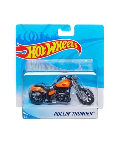 

Hot Wheels Kids Orange & Black Street Power Rolling Thunder Chopper