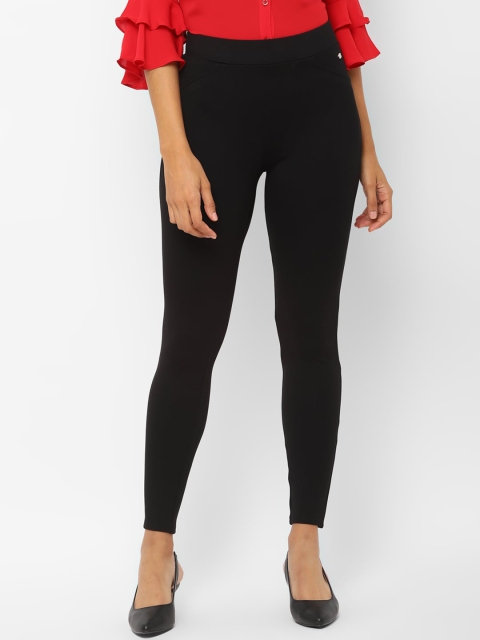 

Allen Solly Woman Women Black Regular Fit Solid Regular Trousers