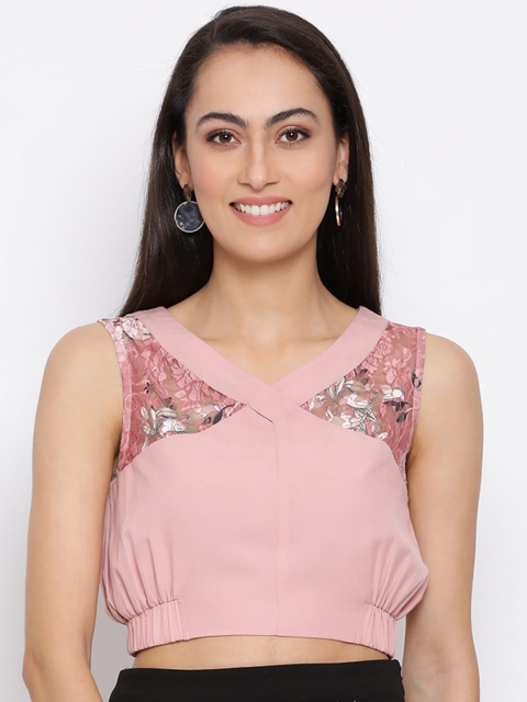 

ALL WAYS YOU Women Pink Printed Top