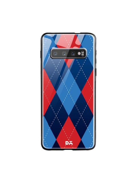 

DailyObjects Blue & Red Dual Diamond Nightfall Samsung Galaxy S10 Glass Case