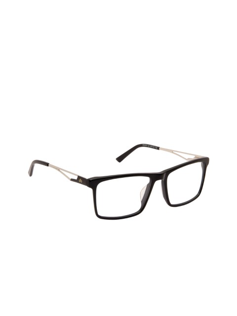 

David Blake Unisex Black Solid Full Rim Rectangle Frames EWDB2302NW600370C2