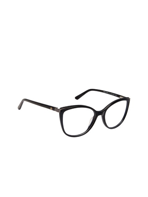 

David Blake Women Black Solid Full Rim Cateye Frames EWDB2336MK8C1