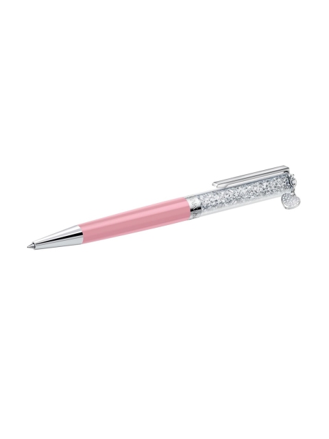 

SWAROVSKI Rhodium-Plated & Pink Crystalline Heart Ballpoint Pen, Silver