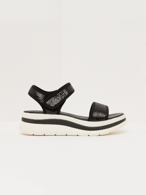 

shoexpress Women Black Embellished Sandals