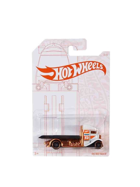 

Hot Wheels Unisex Kids White Pearl & Chrome 55 Chevy Bel Air Gasser Car Toy