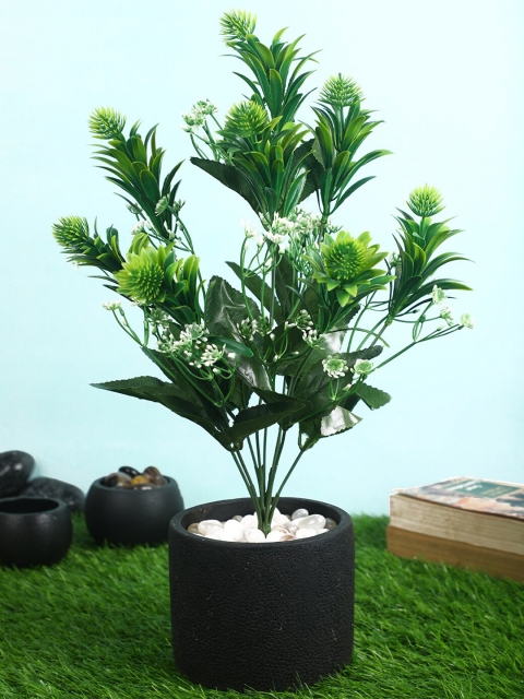 

Pollination Green Artificial Bunch For Decor without Pot