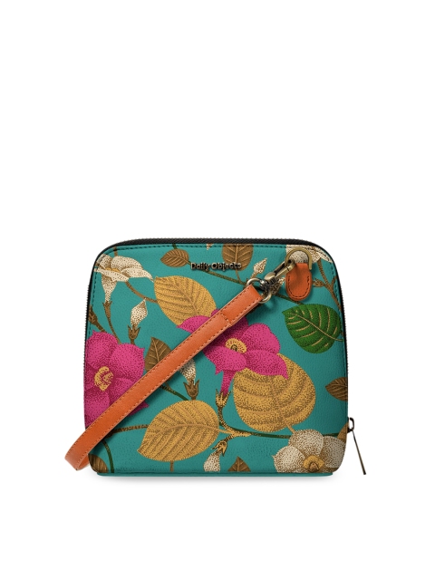

DailyObjects Blue & Pink Printed Sling Bag