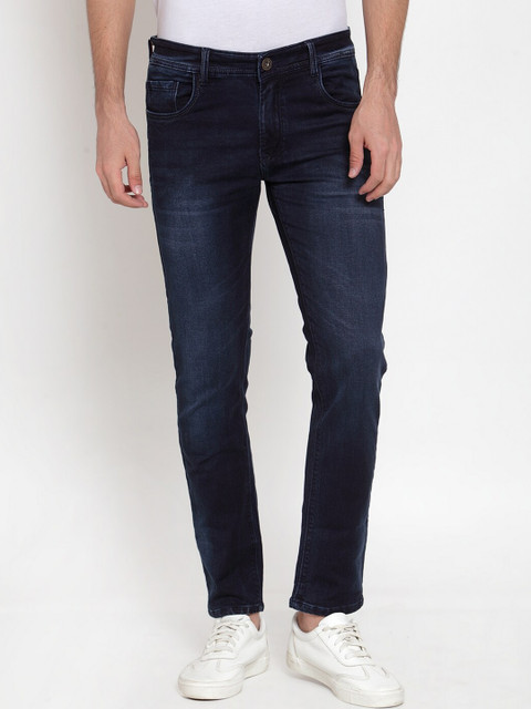 

Rodamo Men Blue Slim Fit Mid-Rise Clean Look Stretchable Jeans