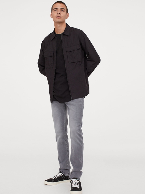 

H&M Men Grey Slim Super Soft Jeans