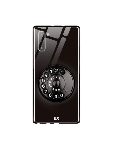 

DailyObjects Black Dialer Samsung Galaxy Note 10 Shock Absorbent Glass Case