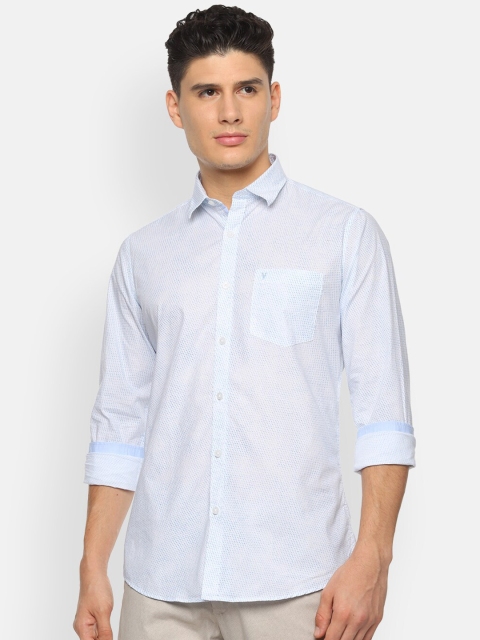 

Van Heusen Sport Men Blue Slim Fit Printed Casual Shirt