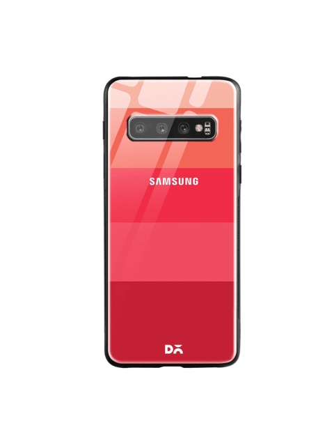 

DailyObjects Pink & Red Berry Quin Samsung Galaxy S10 Shock Absorbent Glass Case
