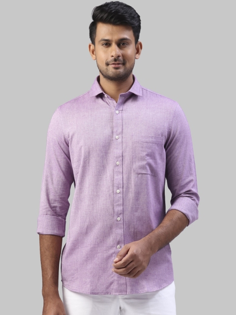 

Raymond Men Lavender Regular Fit Solid Formal Shirt