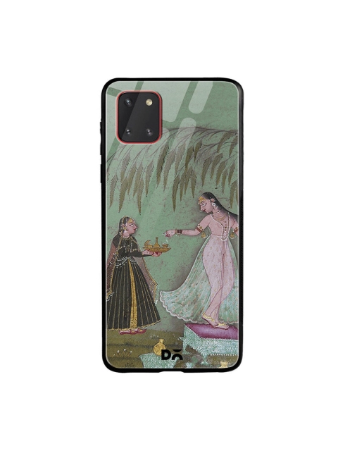 

DailyObjects Green & Pink Maids With Offerings Samsung Galaxy Note 10 Lite Glass Case