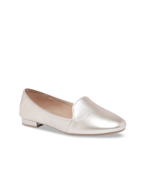 

Call It Spring Women Champagne Textured Ballerinas