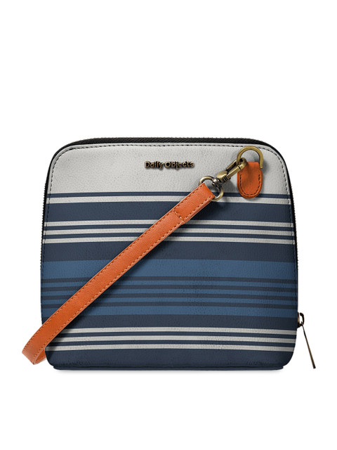 

DailyObjects Multicoloured Striped Sling Bag, Multi