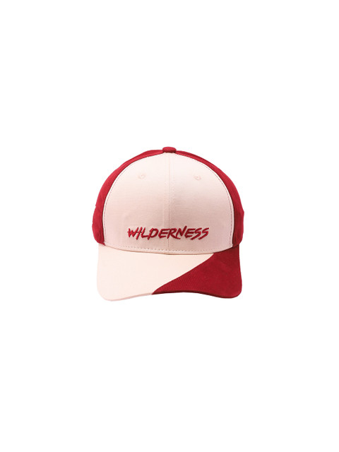

Cap Shap Unisex Maroon & Pink Colourblocked Baseball Cap