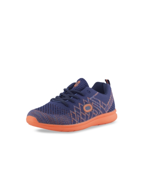 

Khadims Girls Navy Blue Woven Design Sneakers