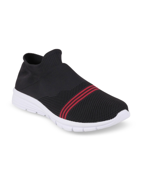 

FAUSTO Men Black Mesh Walking Shoes