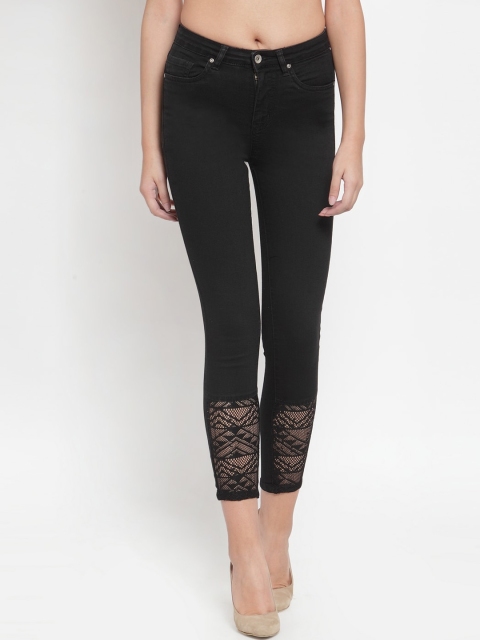 

Global Republic Women Black Regular Fit Mid-Rise Jeans