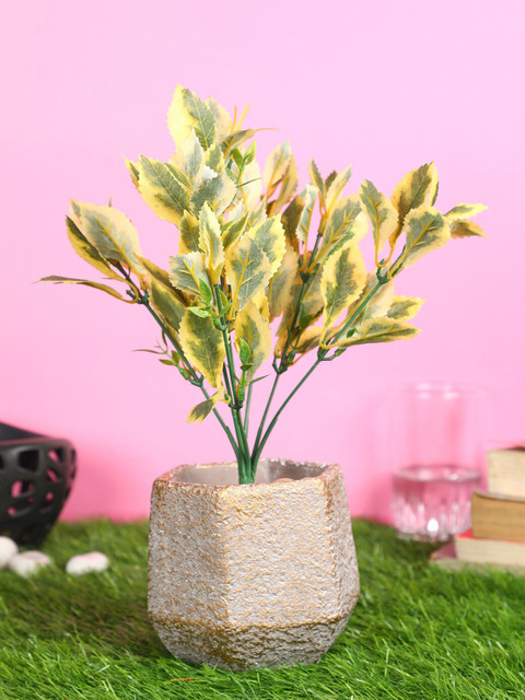 

PolliNation Yellow & Green Artificial Bunch without Pot