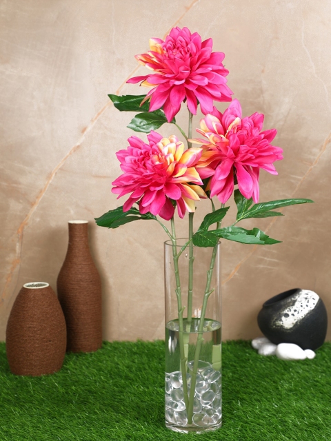 

Pollination Set Of 3 Pink Decorative Artificial Dahlia Flower