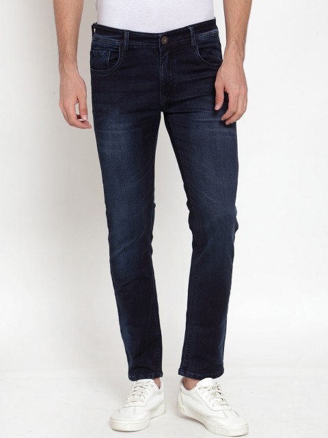 

Rodamo Men Blue Slim Fit Mid-Rise Clean Look Stretchable Jeans