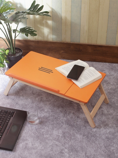 

Aapno Rajasthan Orange Portable Folding Laptop Cum Study Table