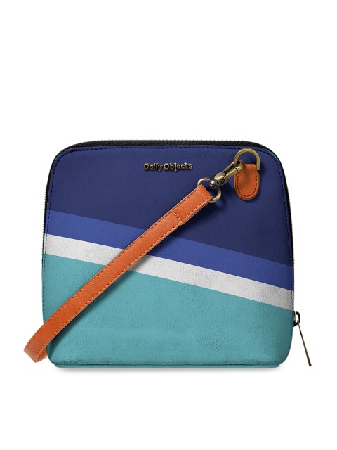 

DailyObjects Multicoloured Colourblocked Sling Bag, Multi