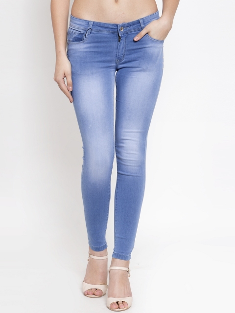 

Global Republic Women Blue Regular Fit Mid-Rise Clean Look Jeans