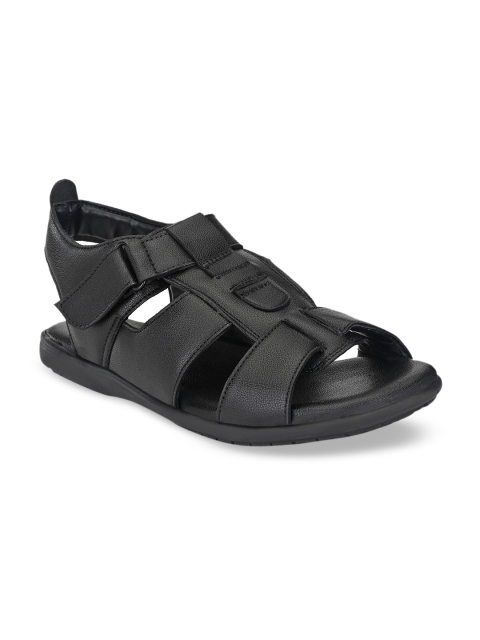 

Sir Corbett Men Black Fisherman Sandals