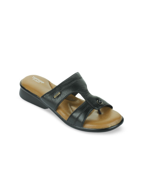 

Liberty Women Black & Tan Brown Solid Comfort Heels