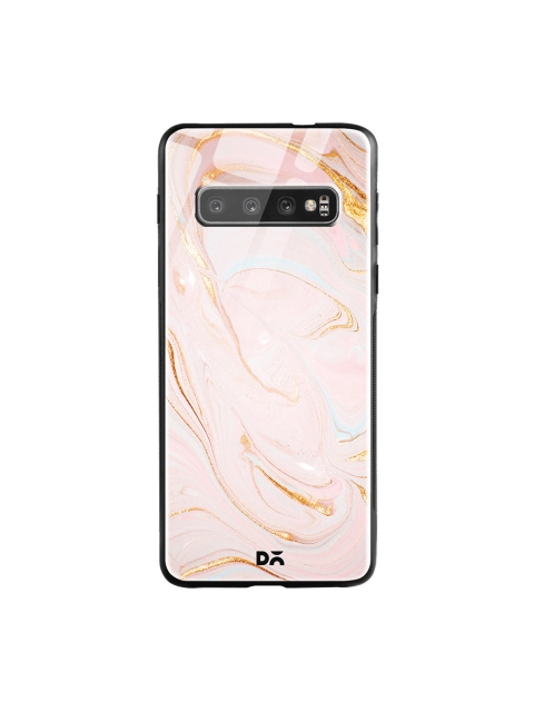 

DailyObjects Pink & Gold-Toned Magistic Marble Samsung Galaxy S10 Glass Case