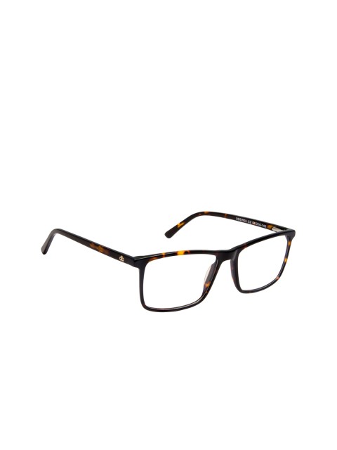 

David Blake Unisex Brown Tortoise Shell Full Rim Rectangle Frames