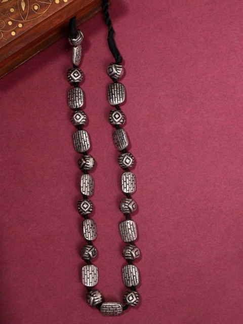 

Infuzze Women Silver-Plated Statement Necklace