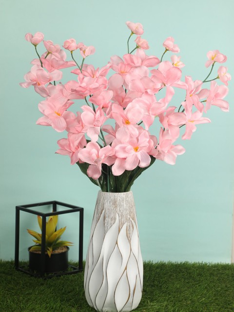 

Pollination Set Of 5 Pink Rich Artificial Orchid Flowers