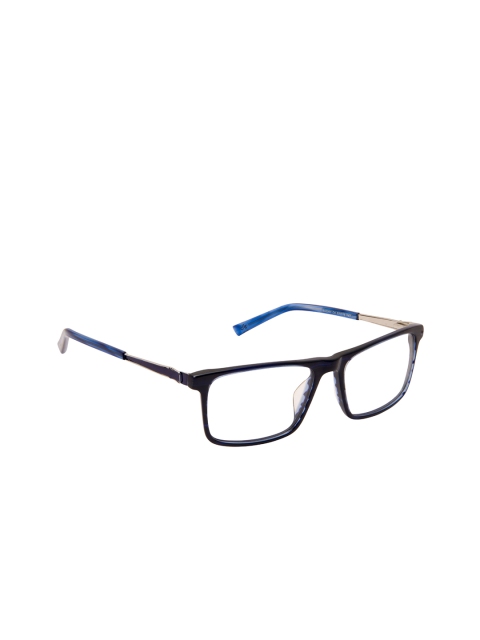 

David Blake Unisex Blue Solid Full Rim Rectangle Frames