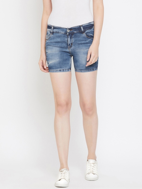 

C9 AIRWEAR Women Blue Washed Regular Fit Denim Shorts