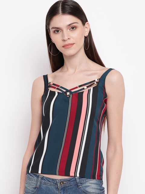 

Capybara Women Multicoloured Striped Top, Multi