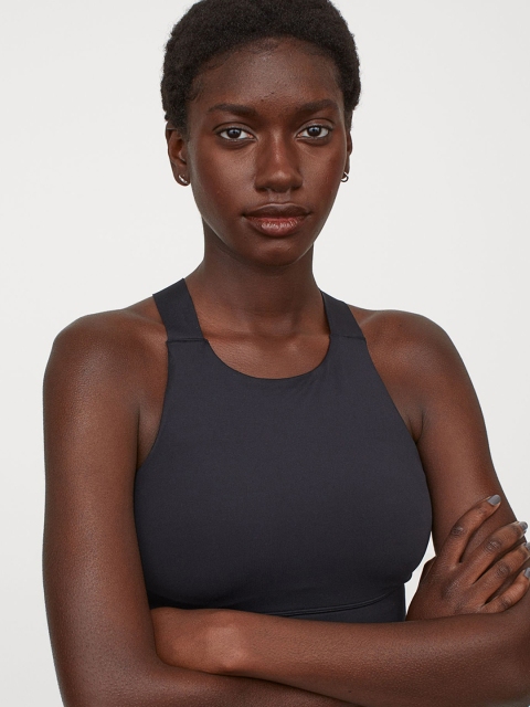 

H&M Black Bonded Sports Bralette 0868780002