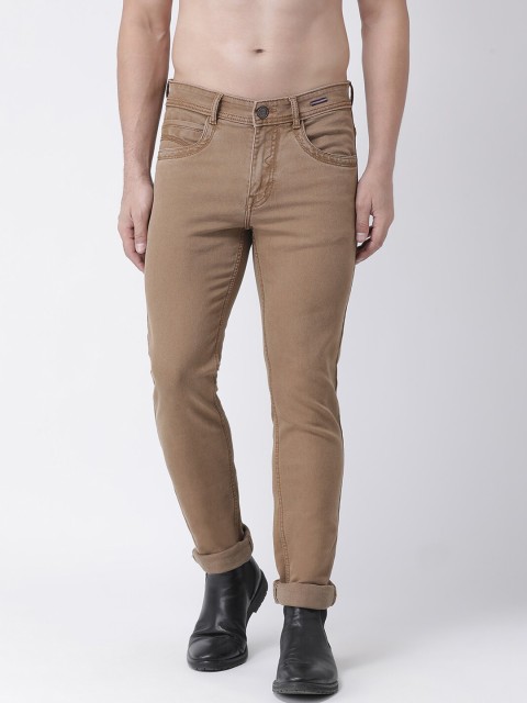 

COBB Men Brown Slim Fit Mid-Rise Clean Look Jeans