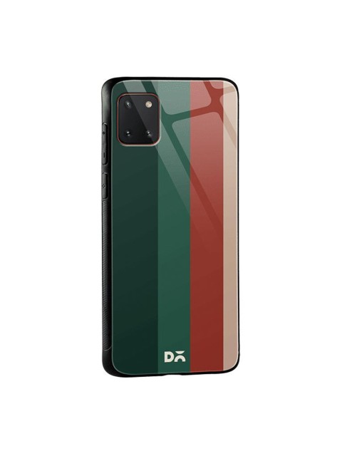 

DailyObjects Green & Red Vertical Samsung Galaxy Note 10 Lite Shock Absorbent Glass Case