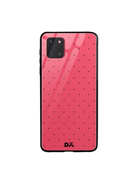 

DailyObjects Pink & Black Constellation Dots Candy Samsung Galaxy Note 10 Lite Shock Absorbent Glass Case