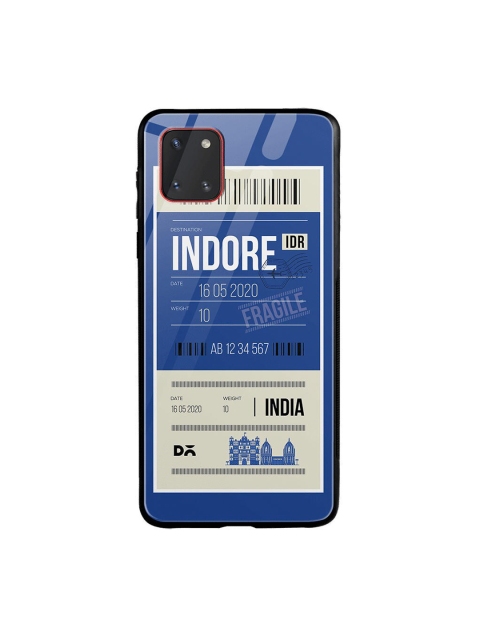 

DailyObjects Blue & White Indore City Tag Samsung Galaxy Note 10 Lite Shock Absorbent Glass Case