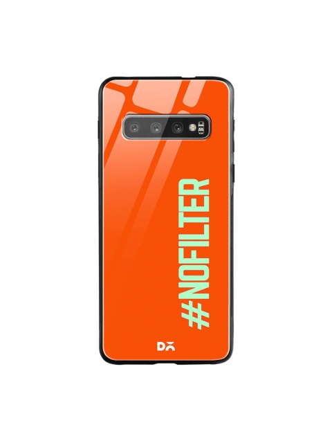 

DailyObjects Orange & Green No Filter Samsung Galaxy S10 Shock Absorbent Glass Case