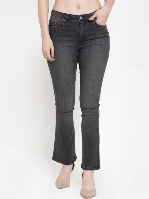 

Global Republic Women Grey Regular Fit Mid-Rise Clean Look Jeans