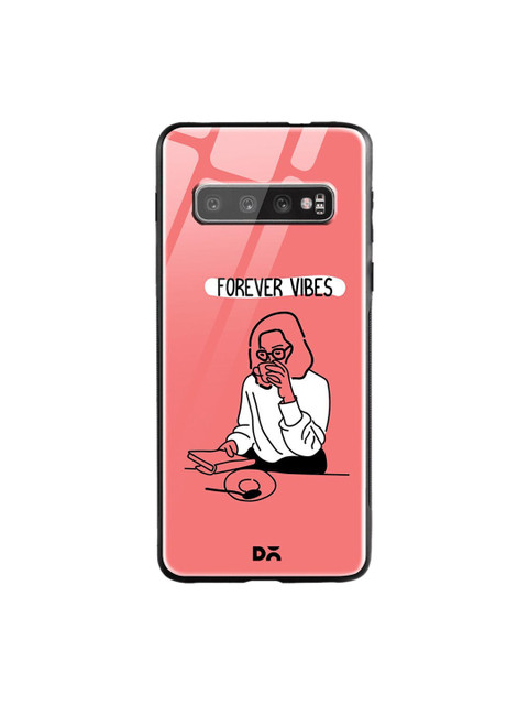 

DailyObjects Pink & White Forever Vibes Samsung Galaxy S10 Shock Absorbent Glass Case