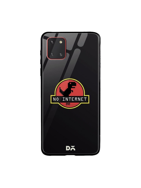 

DailyObjects Black & Red No Internet Samsung Galaxy Note 10 Lite Shock Absorbent Glass Case